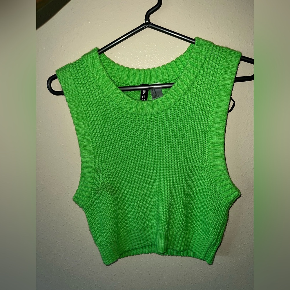H&M Vibrant Green Sweater